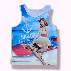 ❤ 3 x $15 ❤ Trilled being true $ real muscle tank top